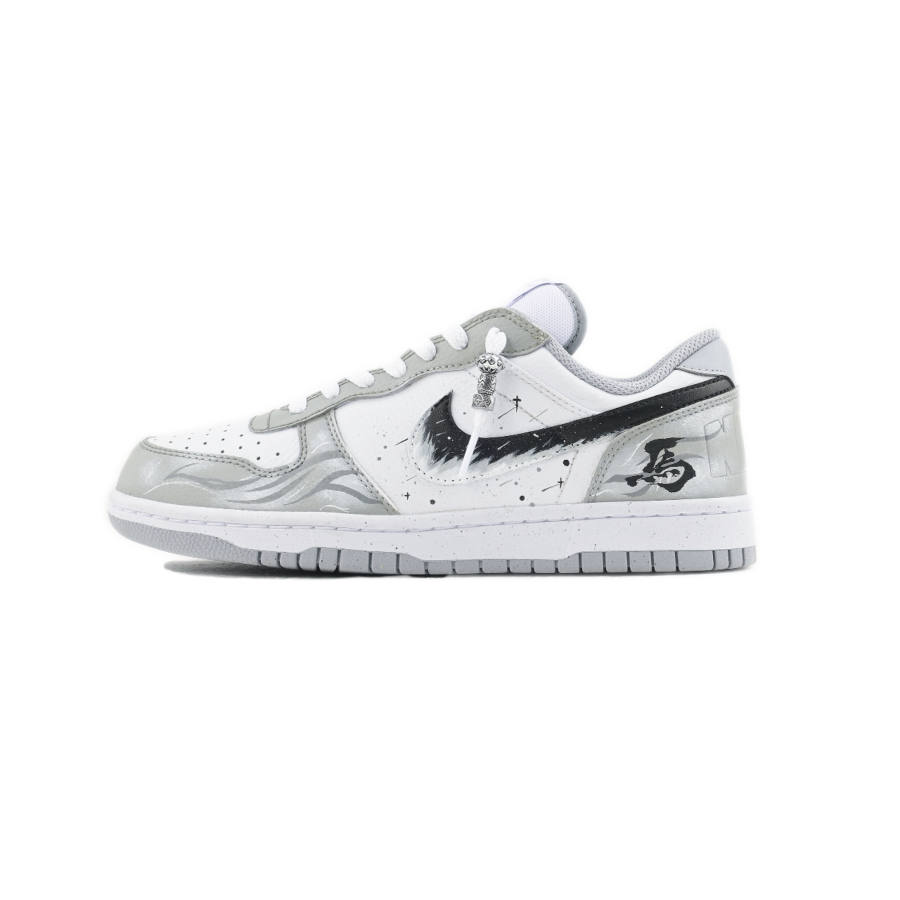 Nike Nike Big Moonlit Wind Hideaway Abrasion Resistant Low top Skateboard Shoes Men's Gray