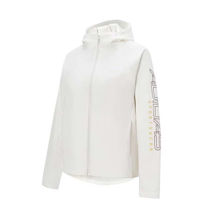 Adidas Adidas Jackets Women's White Hooded Moderate Other