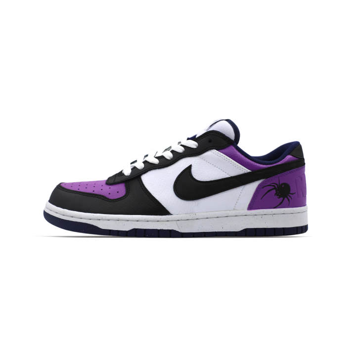 Nike Nike Big Low Purple Spider Cushioning, Wear Resistant Low top Skateboard Shoes Unisex