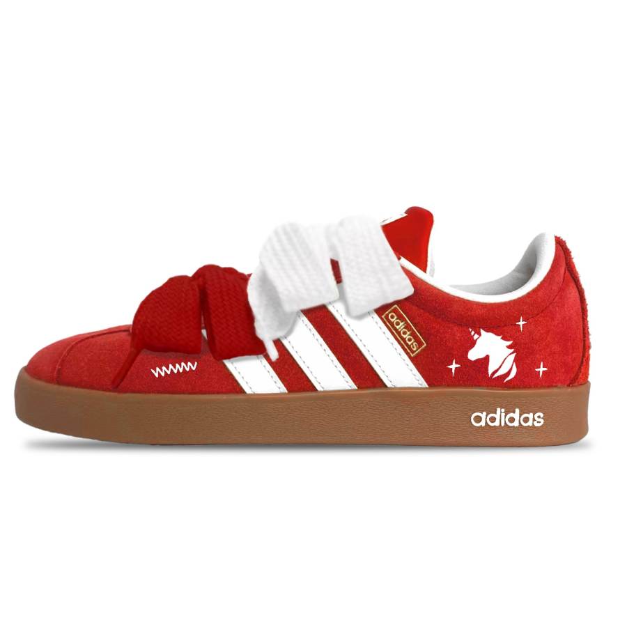 Adidas Adidas VL Court Slip Resistant Abrasion Resistant Low top Skateboard Shoes Unisex