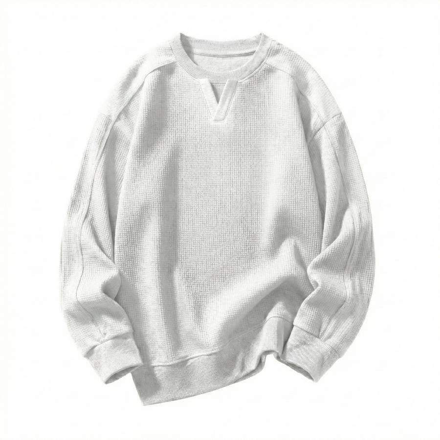 Hodo Sweatshirts Unisex Henry Collar Moderate Regular