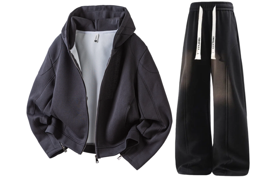GWAF GWAF Sweatshirt Sets Unisex Hooded Moderate