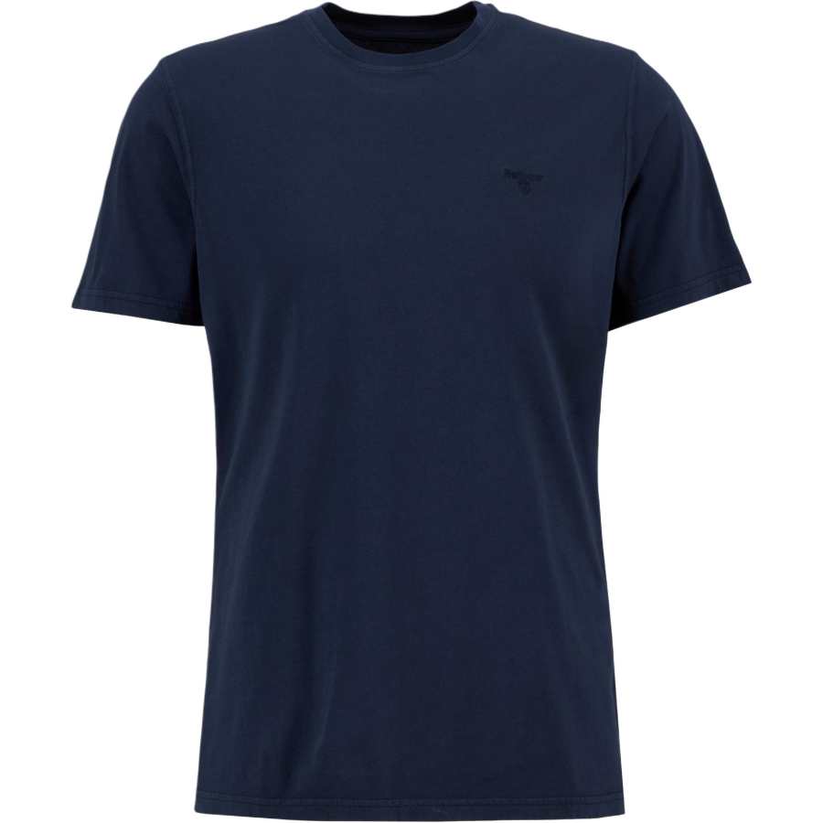 BARBOUR T Shirts Men's Marine Blue Crew Neck Moderate Straight Fit