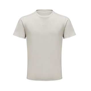 Ecco T Shirts Men's Sand Gray Crew Neck Moderate