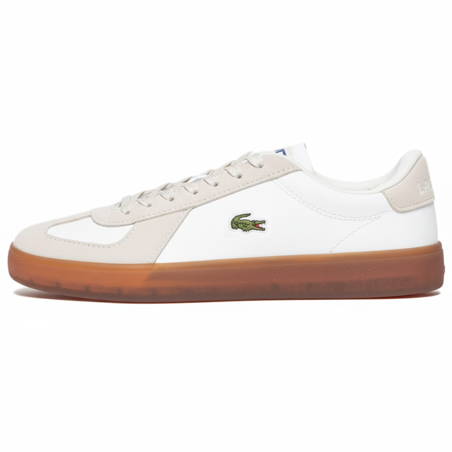 LACOSTE Lacoste suede panelled sneakers