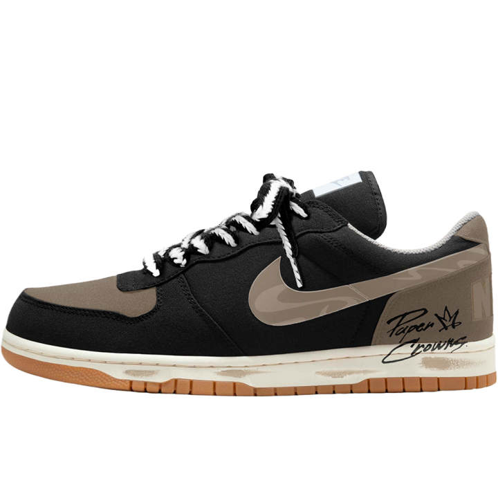 Nike Nike Big Lux Van Gogh Genesis, Antler Alley Low top Skateboard Shoes Men's Black Coffee