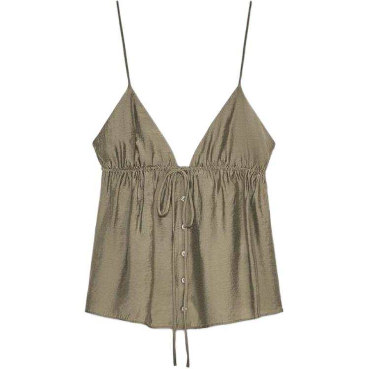 ZARA Camisoles Women's Medium Khaki Camisole Moderate Other