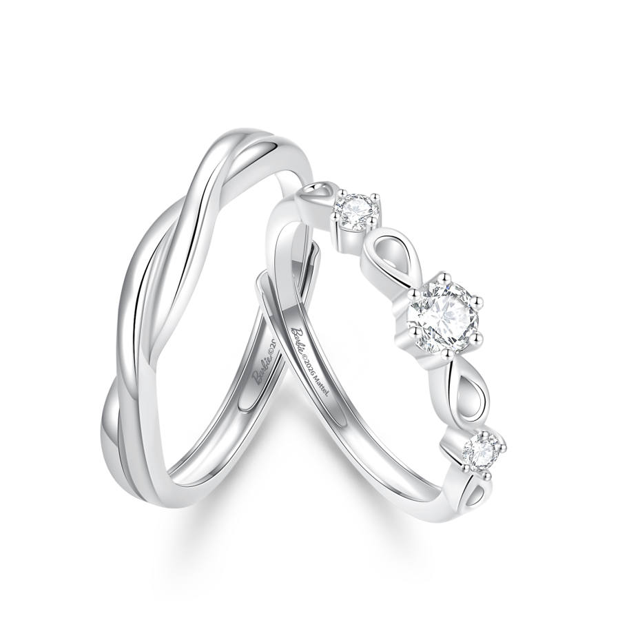 Barbie Synthetic Cubic Zirconia Rings Unisex