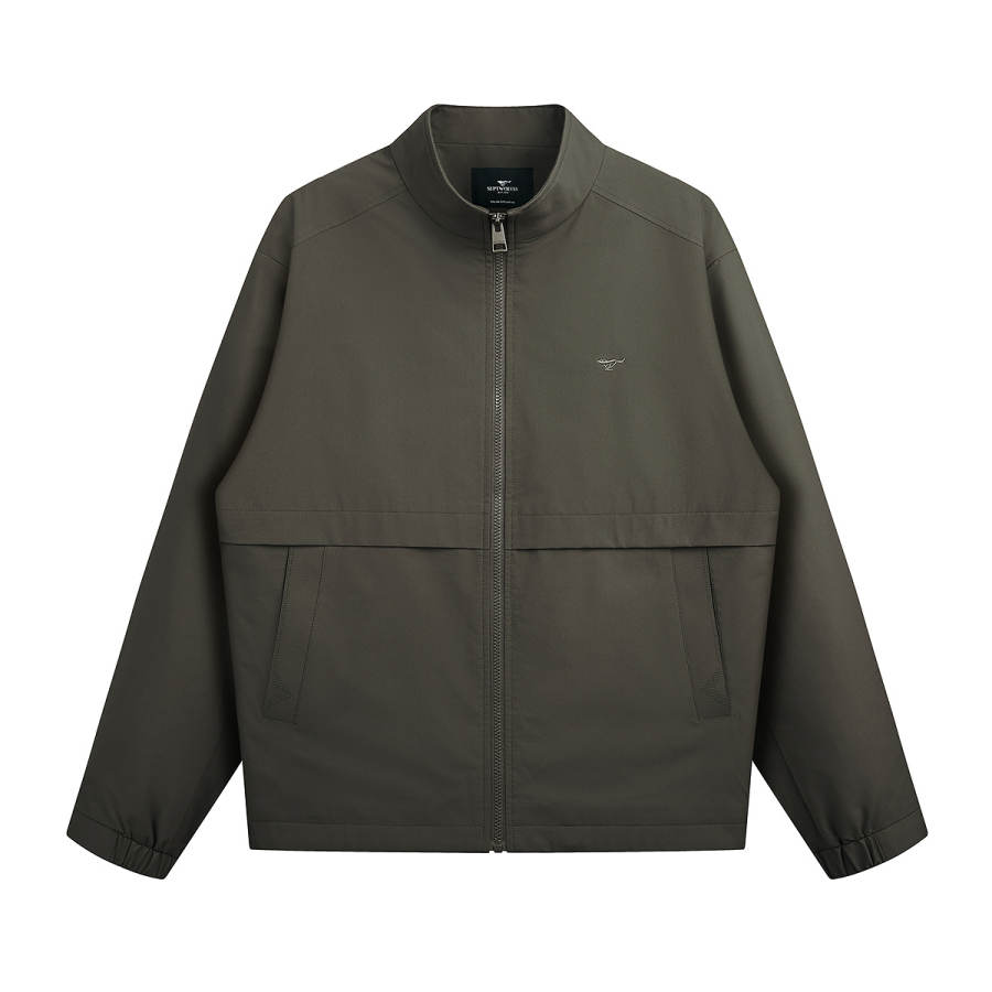 SEPTWOLVES SEPTWOLVES Jackets Men's 204 Pickle Green Stand Collar Moderate Instructor
