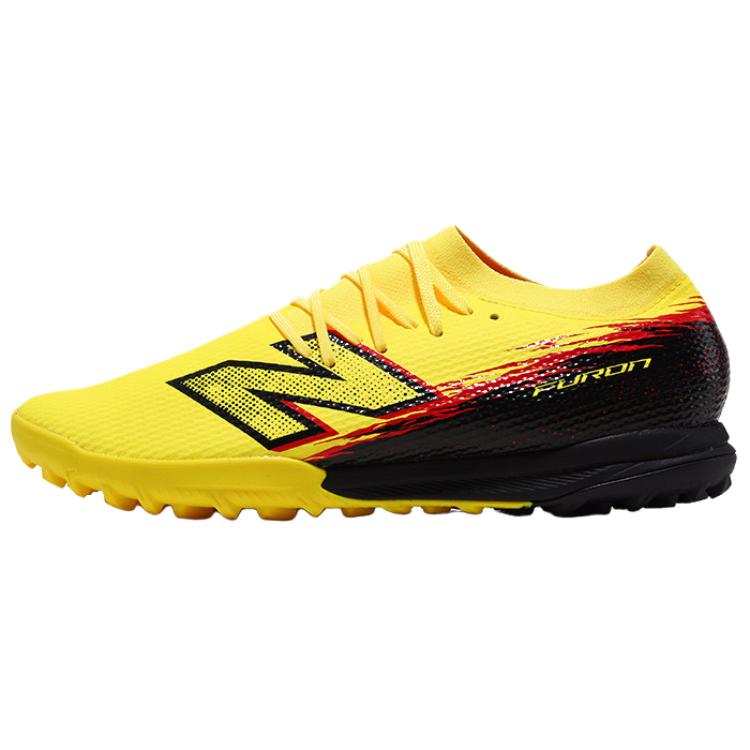 New Balance New Balance Furon V8 TF Turf Coverage Support Soccer Shoes Men's Yellow Black