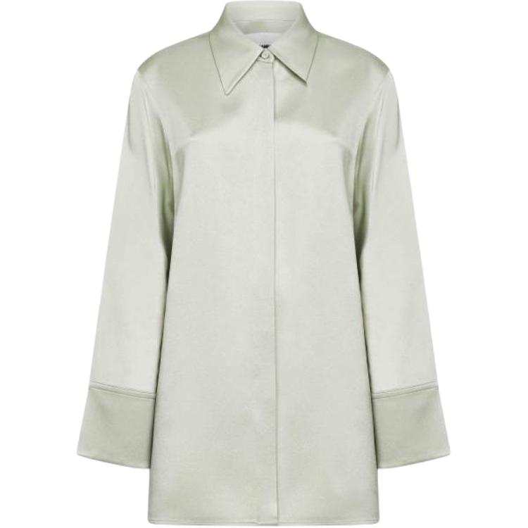JIL SANDER Jil Sander Satin Long Shirt