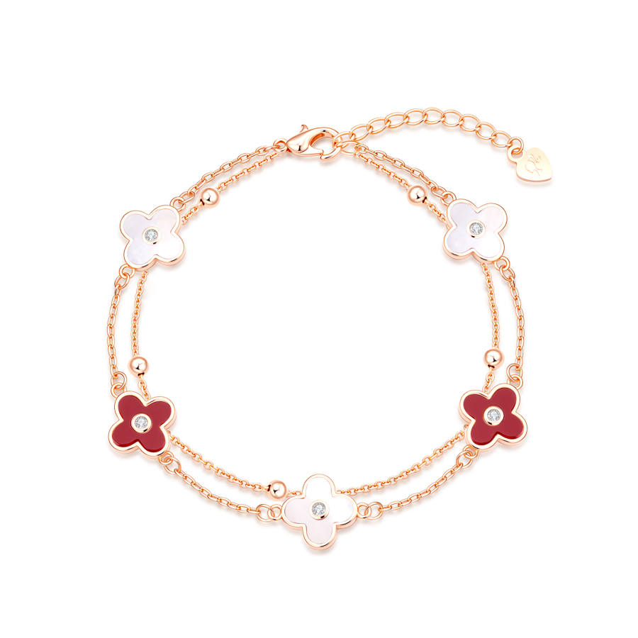 Barbie Synthetic Cubic Zirconia Gold Plated Copper/Shell Bracelets Women's