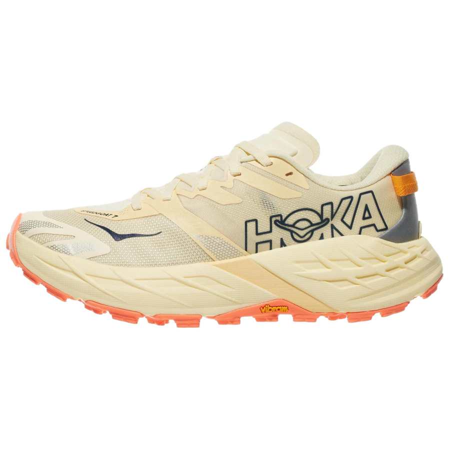 HOKA ONE ONE SPEEDGOAT 7 Trail Running Shoes Women's Beige
