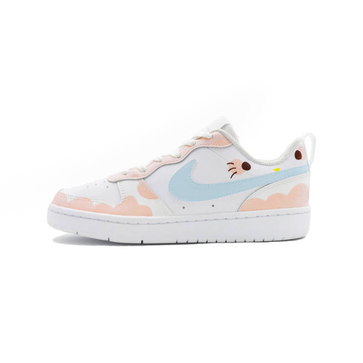 Nike Nike Court Borough Cute, Versatile, Dopamine Dressing Kitty Box Cushioning Abrasion Resistant Slip Resistant