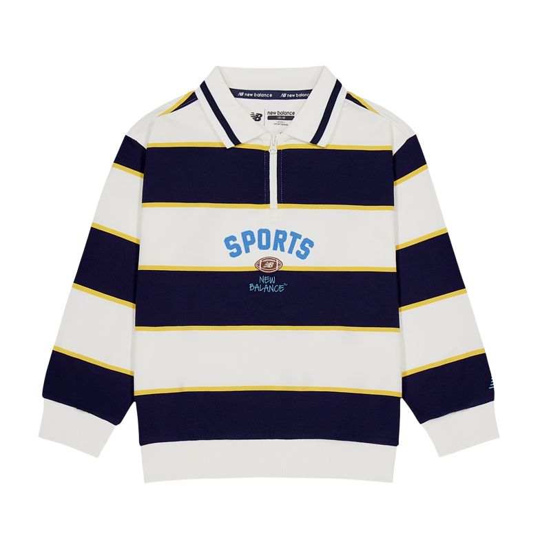 New Balance New Balance Kids Sweatshirts Polo Collar Moderate