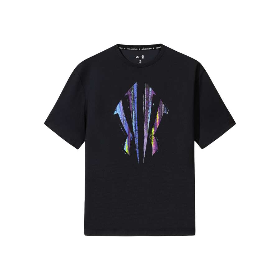 ANTA Anta Short Sleeved T Shirts Unisex Basic Black