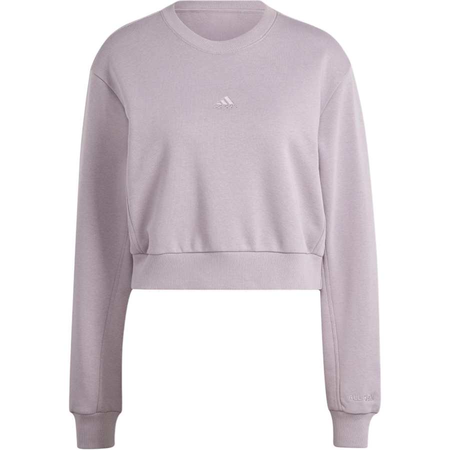 Adidas Adidas Sweatshirts Women's Purple Crew Neck Moderate