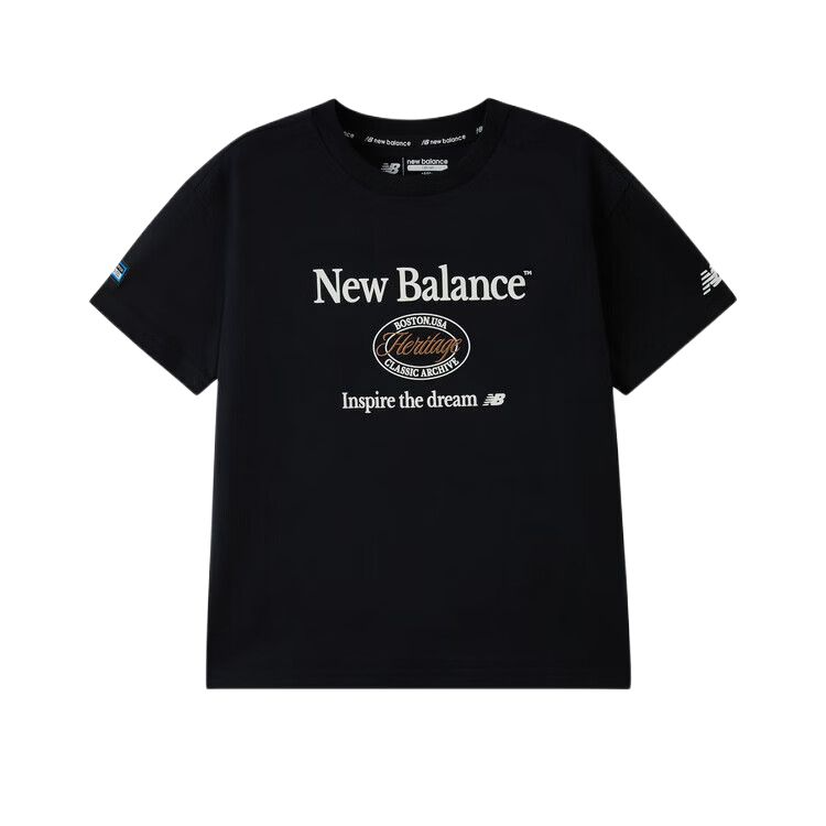 New Balance New Balance Kids T Shirts Crew Neck Moderate