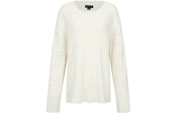 URBAN REVIVO Knitwear Women's Ecru Crew Neck Thin Other