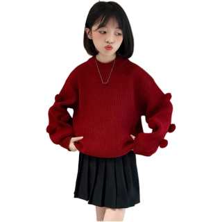PLANDOO Kids Sweaters Crew Neck Moderate