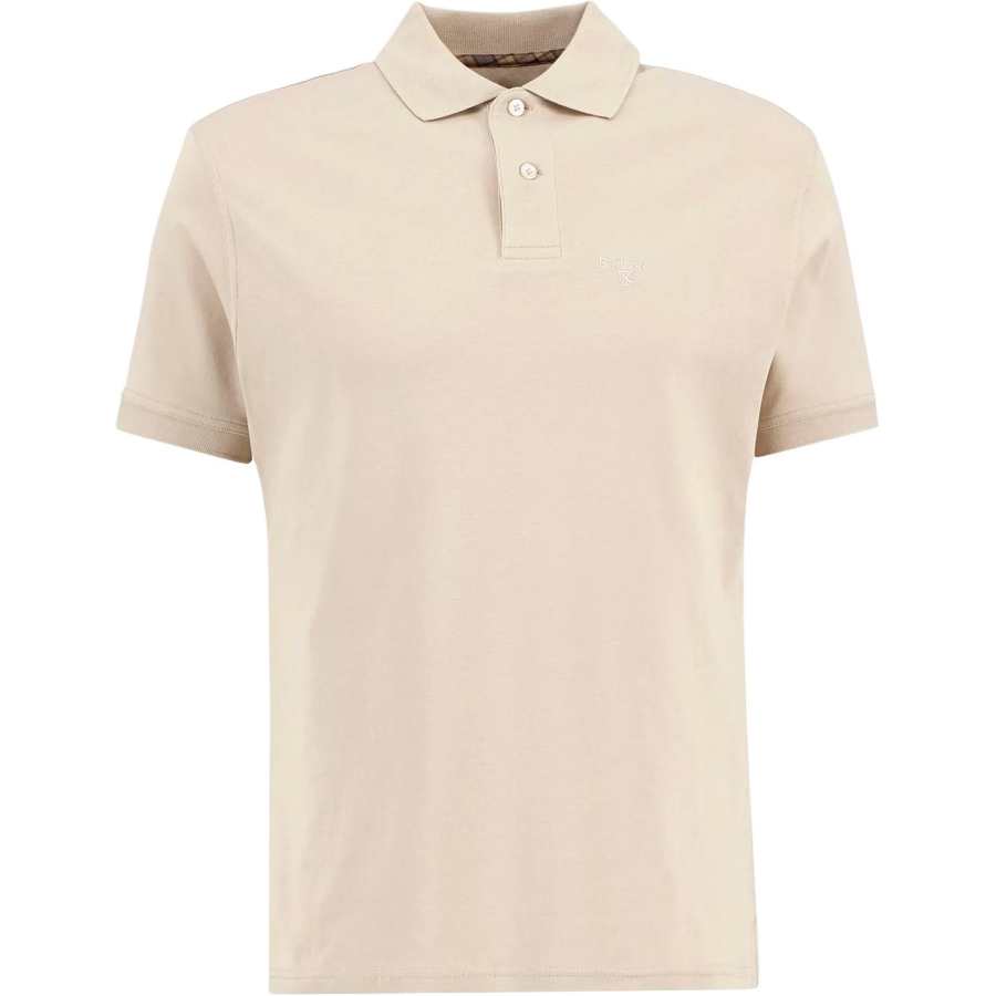 BARBOUR Polo Shirts Men's Apricot Polo Collar Moderate Straight Fit