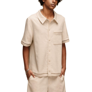 UGG Shirts Men's Ivory Lapel Moderate Straight Fit