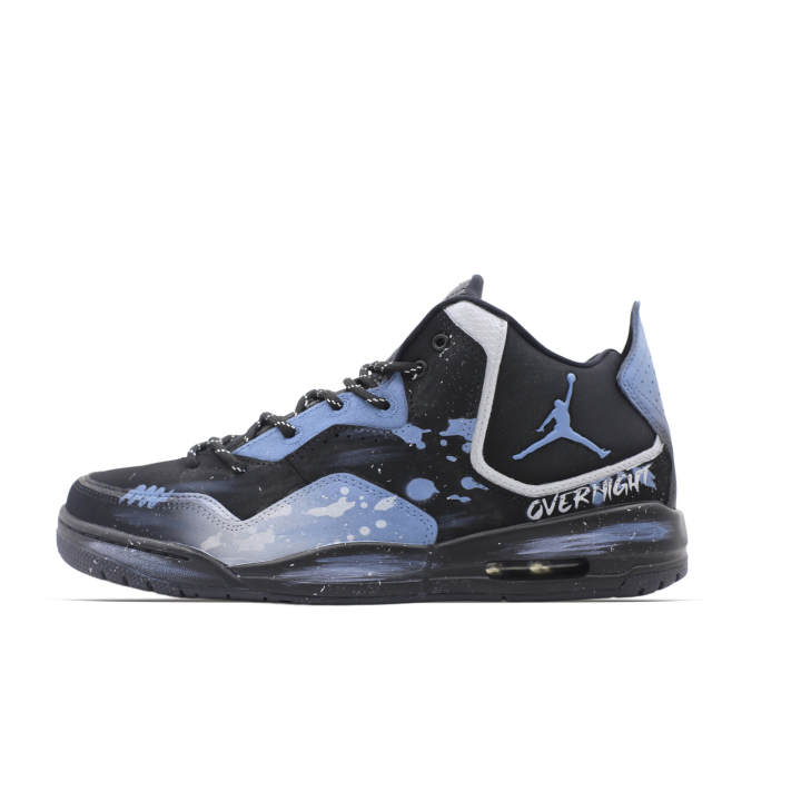 Jordan Jordan Courtside 23 Ink Dyed Ice Blue Cushioning Slip Resistant Abrasion Resistant Coverage Mid top