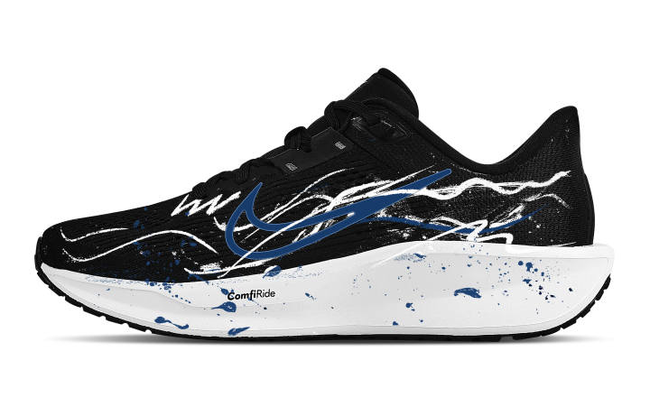 Nike Nike Quest 6 Rebound Low top Casual City Commuting Training Running Shoes Men's Black White Blue