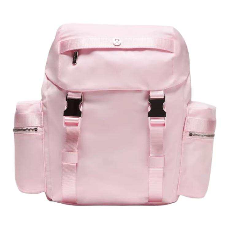 Lululemon Wunderlust Portable Backpack Small Unisex Pearl Powder & Silver
