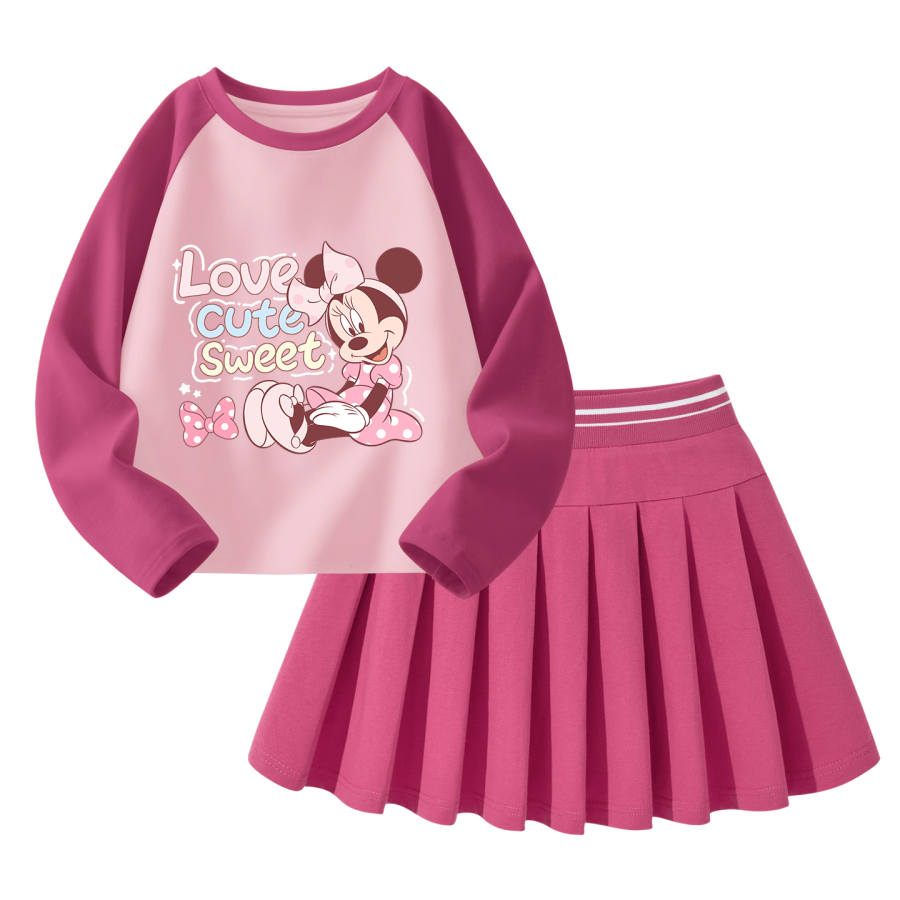 Disney Kids Casual Sportswear Crew Neck Moderate