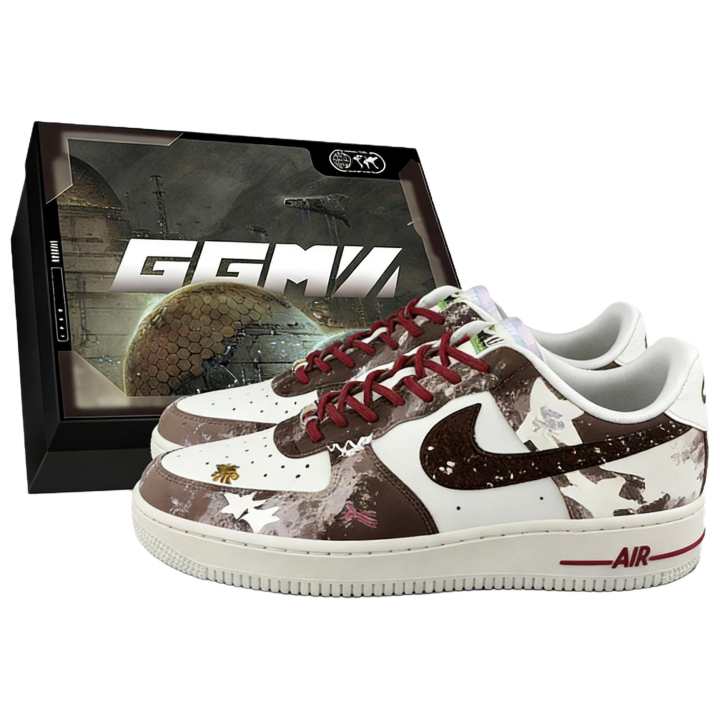 Nike Nike Air Force 1 Breathable Low top Skateboard Shoes Women's