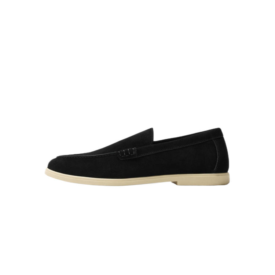 ZARA Boat Shoes Men's Black/Ecru