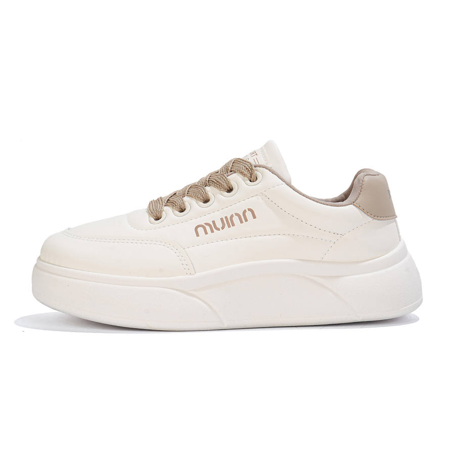 JOHLIN DREAM White Sneakers Synthetic Leather Abrasion Resistant Lightweight Breathable