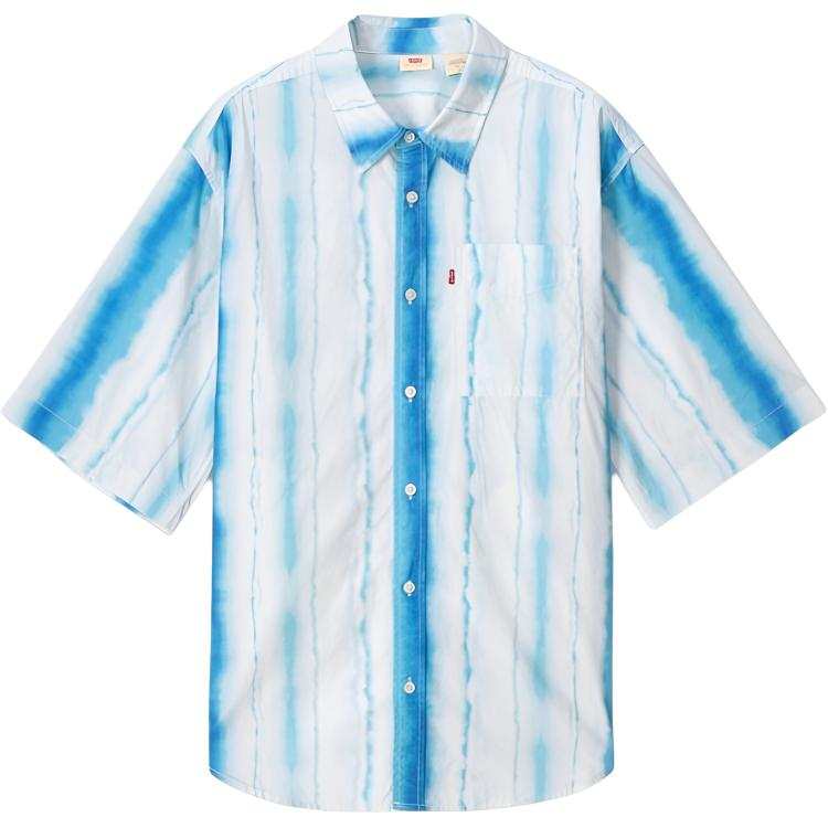 Levis Levis Shirts Men's Blue Lapel Moderate