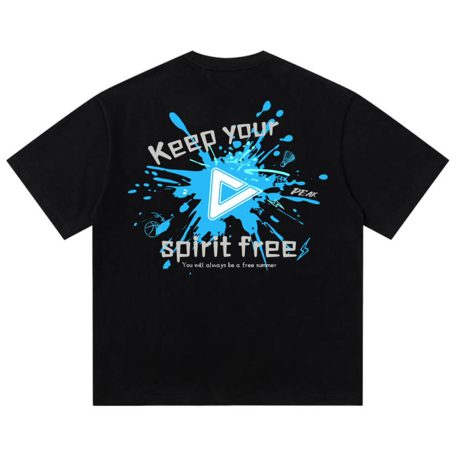 PEAK T Shirts Unisex Crew Neck Moderate Straight Fit
