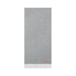 Acne Studios Logo Patch Fringed Scarf