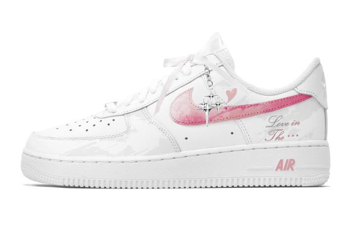 Nike Nike Air Force 1 Falling Star Raft Leather Slip Resistant Abrasion Resistant Slip Resistant Abrasion Resistant Low top