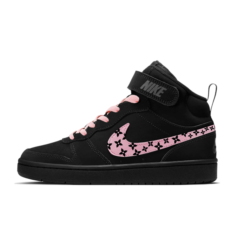 Nike Nike Court Borough Four Leaf Clover Synthetic Leather Lightweight Cushioning Slip Resistant