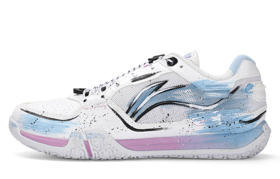 Li-Ning Li Ning Saga 3LITE Low top Badminton Shoes Unisex Blue Pink