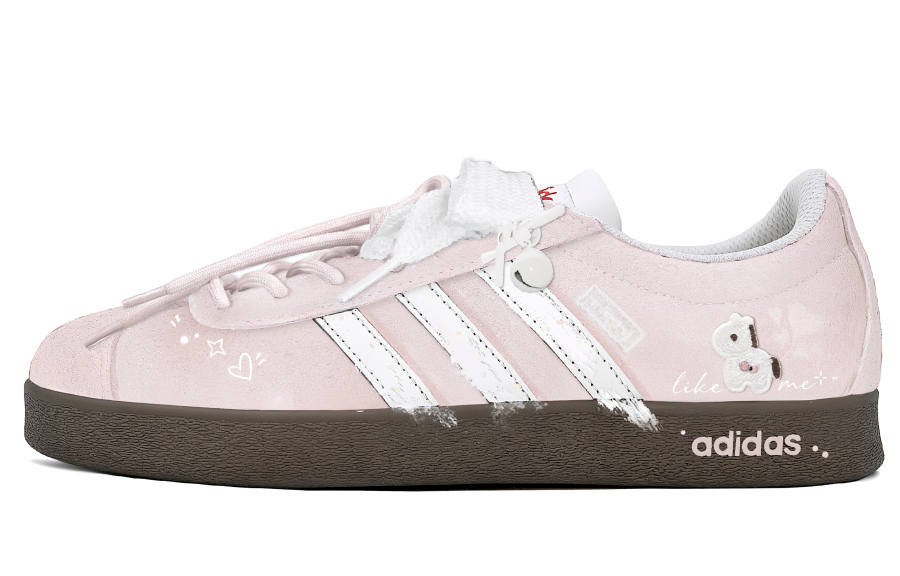 Adidas Neo VL Court 2.0 Sweet Soft Pony MONE Manufacturing Abrasion Resistant Lightweight Slip Resistant