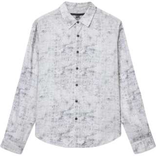 John Varvatos Shirts Men's Gray Moderate