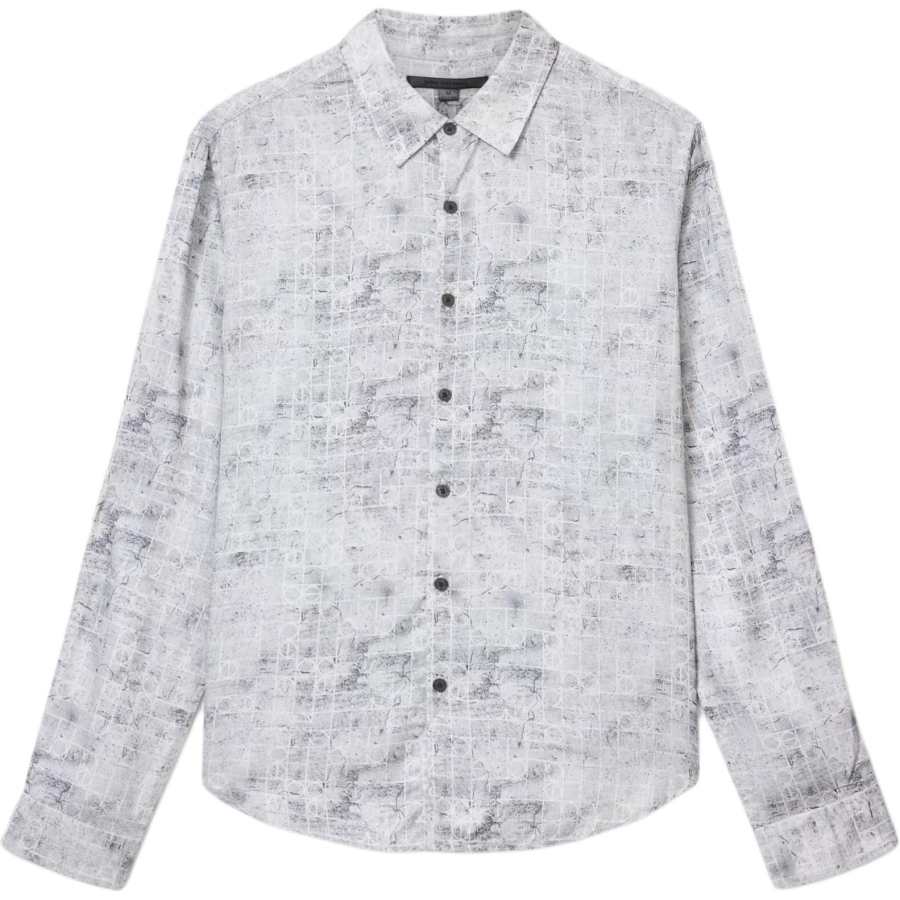 John Varvatos Shirts Men's Gray Moderate