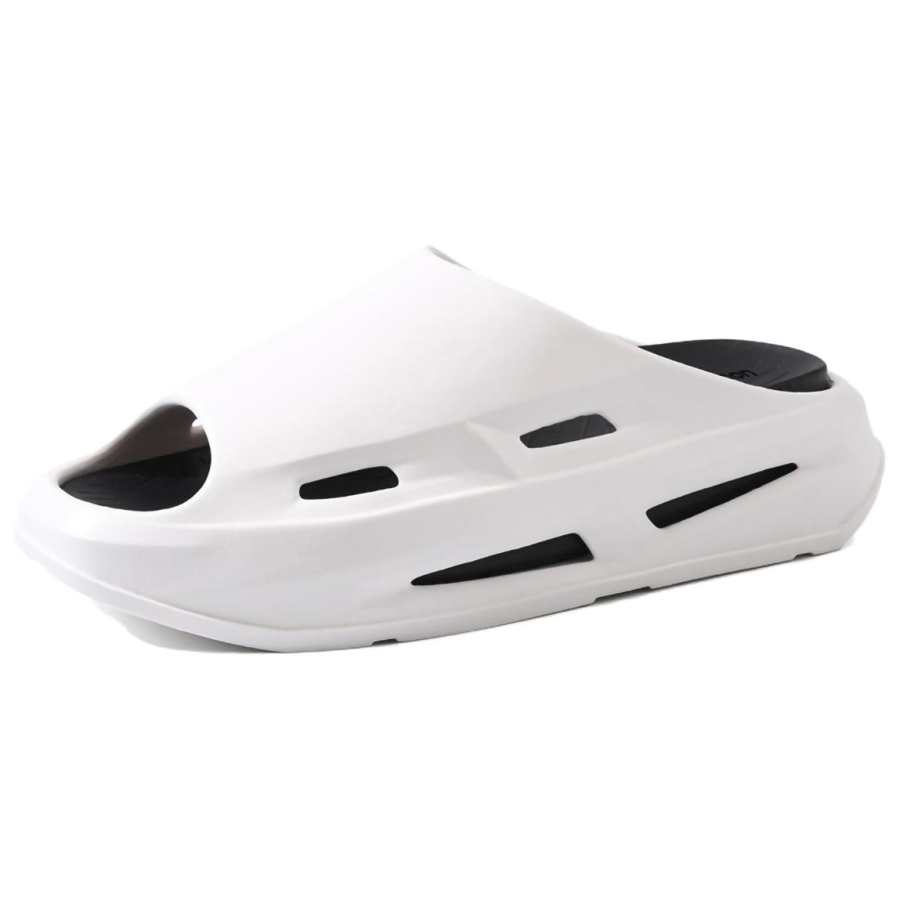 YEARCON YEARCON Slide Slippers Men's White Black Colorway