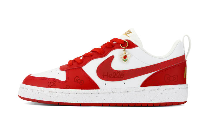 Nike Nike Court Borough Low top Skateboard Shoes Red Teenagers