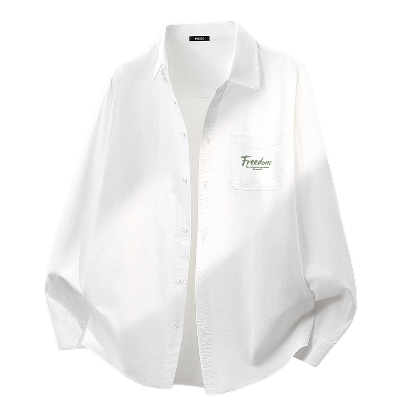 MINISO MINISO Shirts Unisex Lapel Moderate Workwear