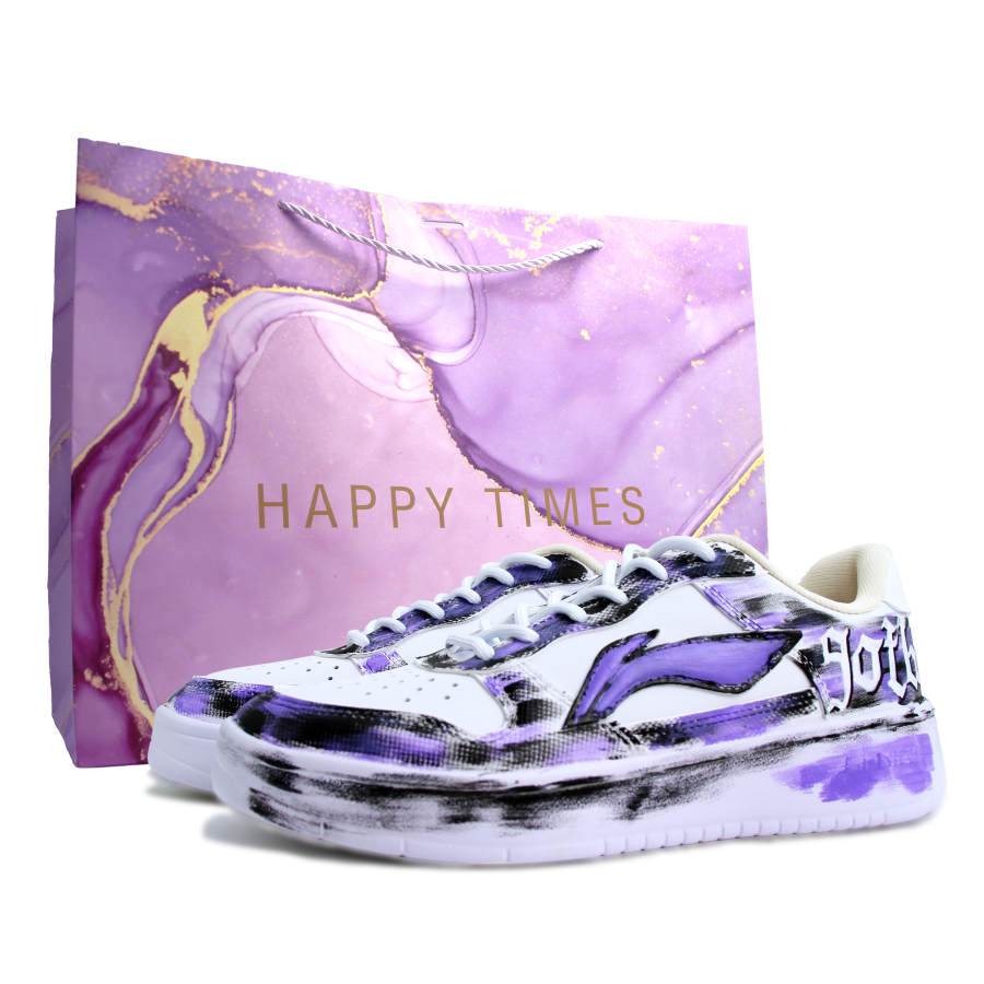 Li-Ning Li Ning Floating Boat Lightweight Breathable Lightweight And Breathable Low top Skateboard Shoes Women's