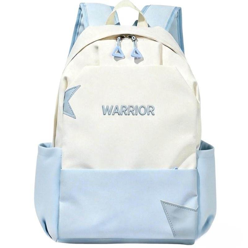 WARRIOR WARRIOR Nylon Fabric Backpack Regular Women's Green Purple Blue