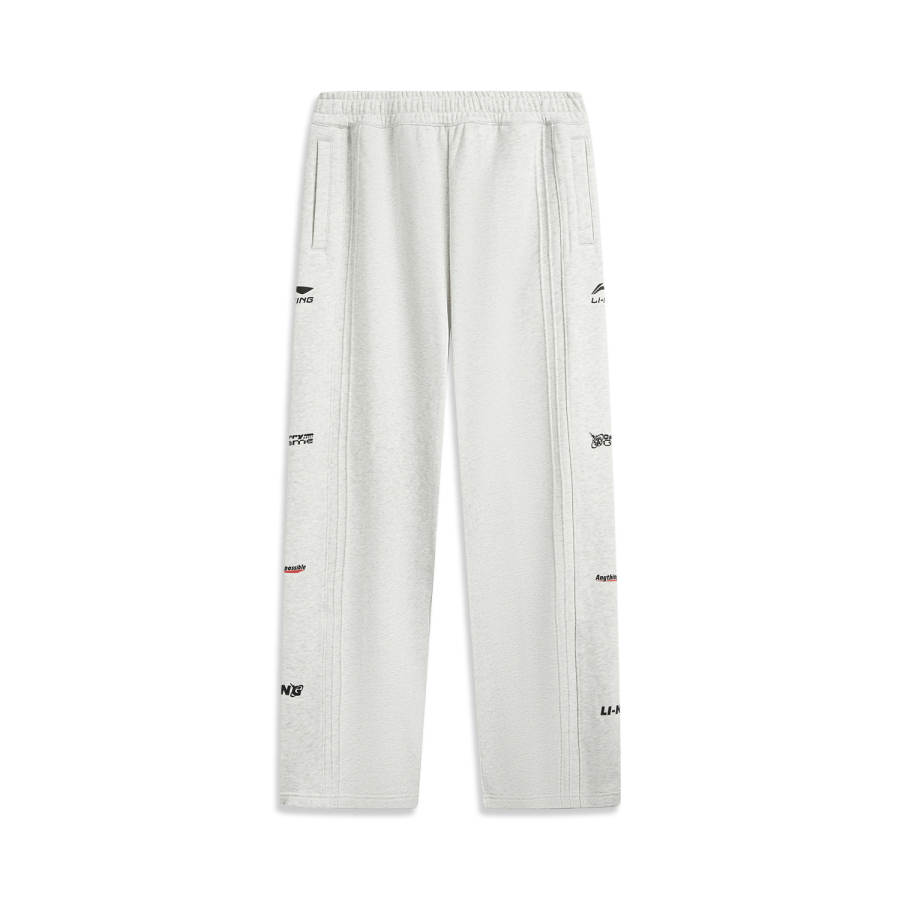Li-Ning Li Ning x LEAGUE OF LEGENDS Sports Life Collection Casual Pants Men's Heather Gray Deep Antarctic Gray