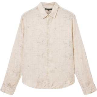 John Varvatos Shirts Men's Ivory Moderate