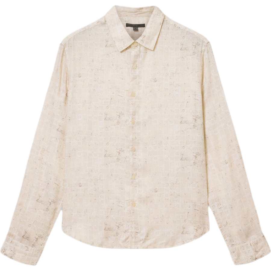 John Varvatos Shirts Men's Ivory Moderate